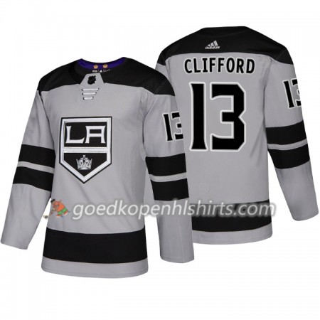Los Angeles Kings Kyle Clifford 13 Adidas 2018-2019 Alternate Authentic Shirt - Mannen